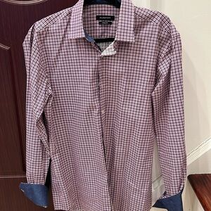 Bugatchi shaped fit dress shirt size 16
